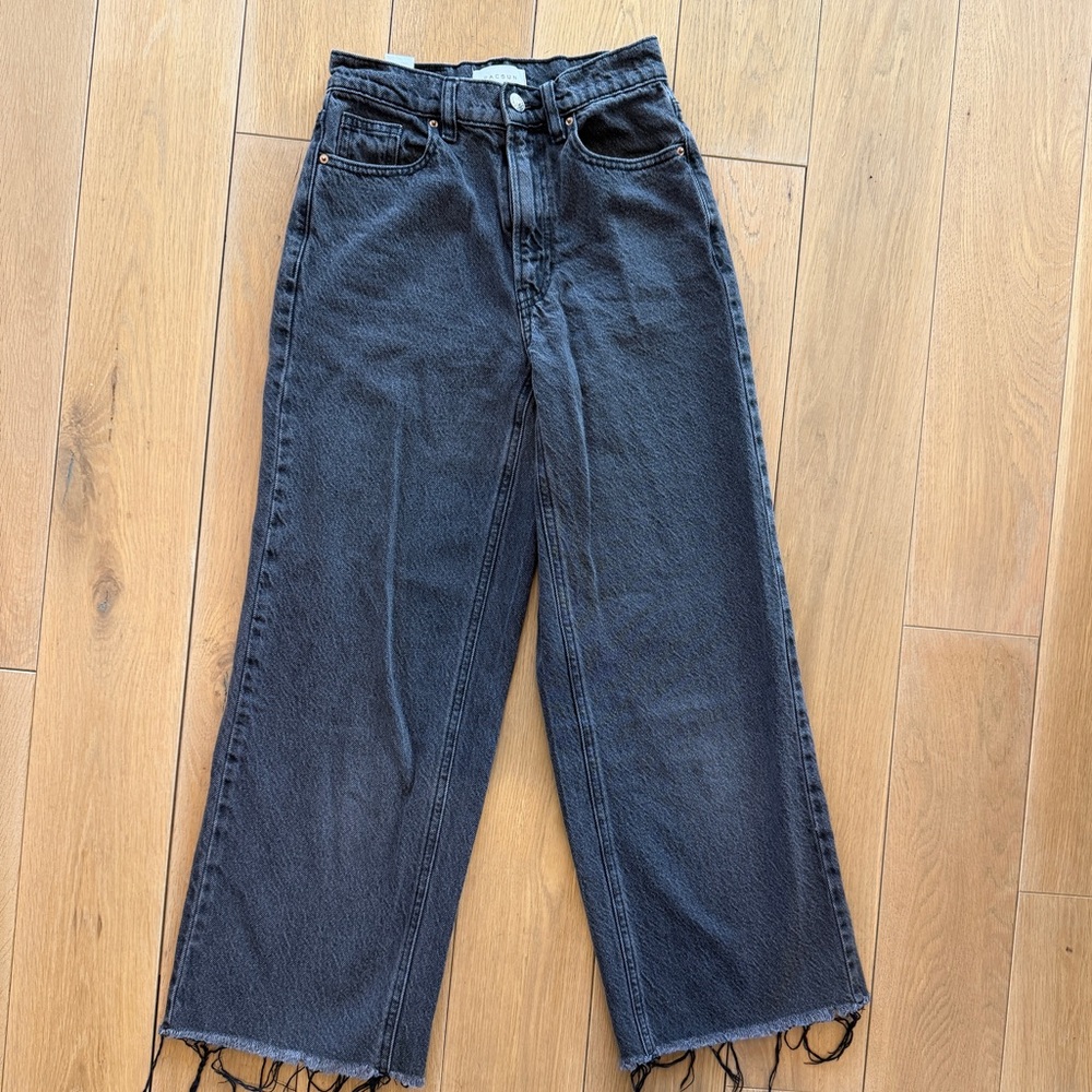 PacSun Nora Black Wide Leg Jeans
